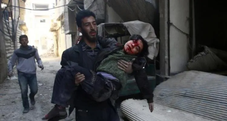  بيان من الإخوان المسلمين حول مجزرة سفاح سورية بغوطة دمشق 