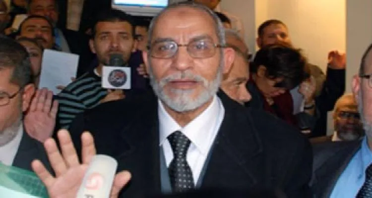 Badie to Reuters: MB  condemns violence in all its forms and calls for a united front to combat intolerance