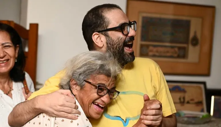 We congratulate Alaa Abdel Fattah  on his release and demand the release of all detainees