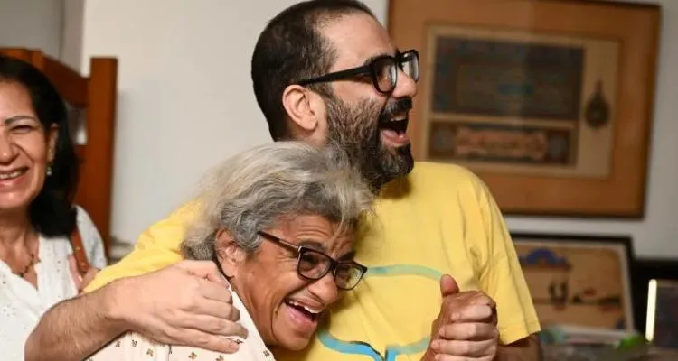 We congratulate Alaa Abdel Fattah  on his release and demand the release of all detainees