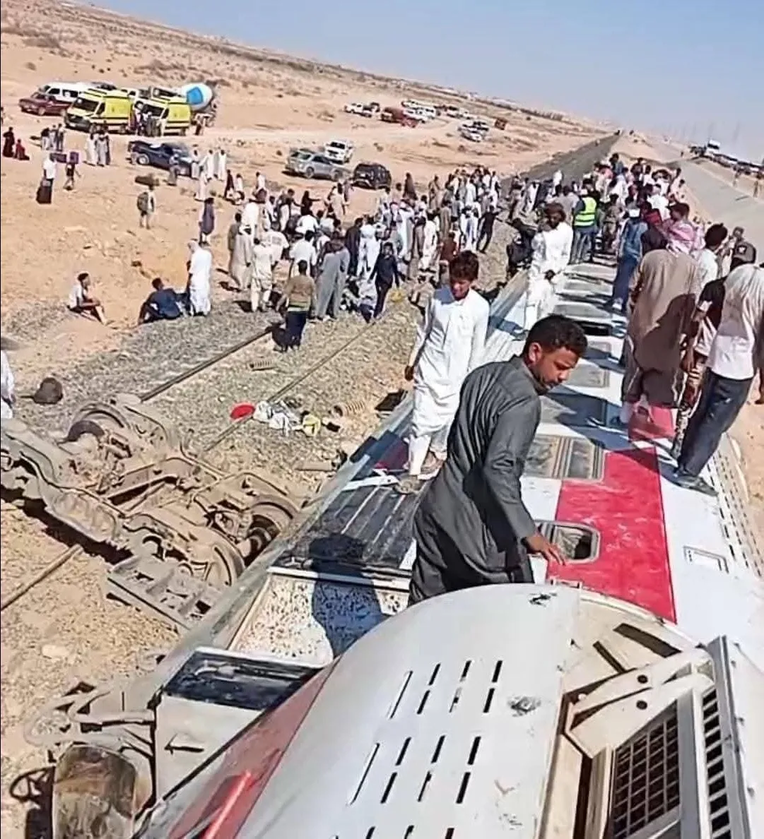 عزاء الإخوان المسلمين في ضحايا حادث قطار الضبعة بمطروح